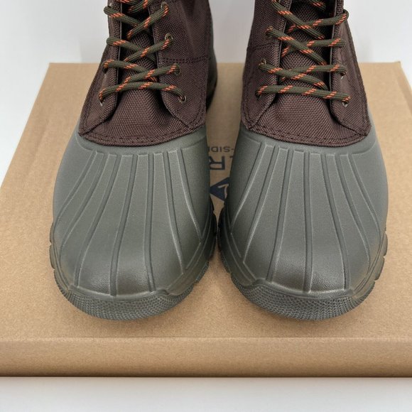 Sperry Men's Duck Float Lace-Up Boots sz 8 Brown/Green STS24762 Waterproof NWOB - Picture 5 of 9